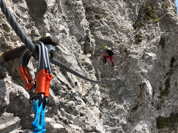 Abenteuer Klettersteig, Klettersteigkurs am Stoderzinken, Bergführer Schladming